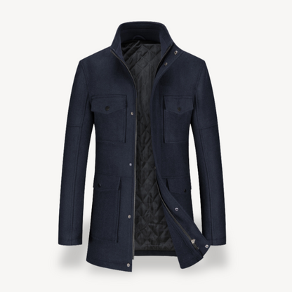 Warm Quilted Men's Winter Coat