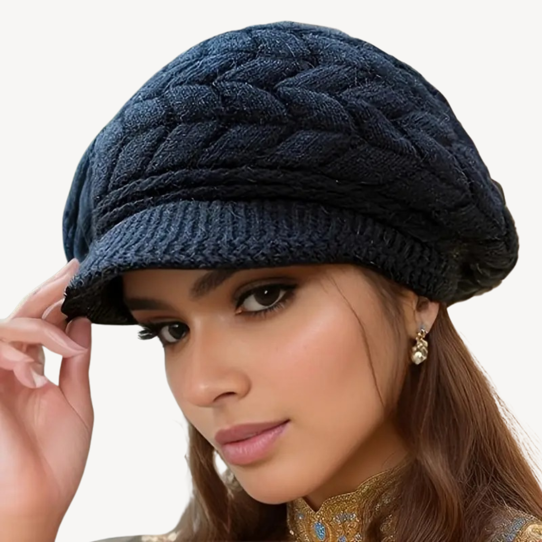 Warm Cable Winter Hat for Ladies