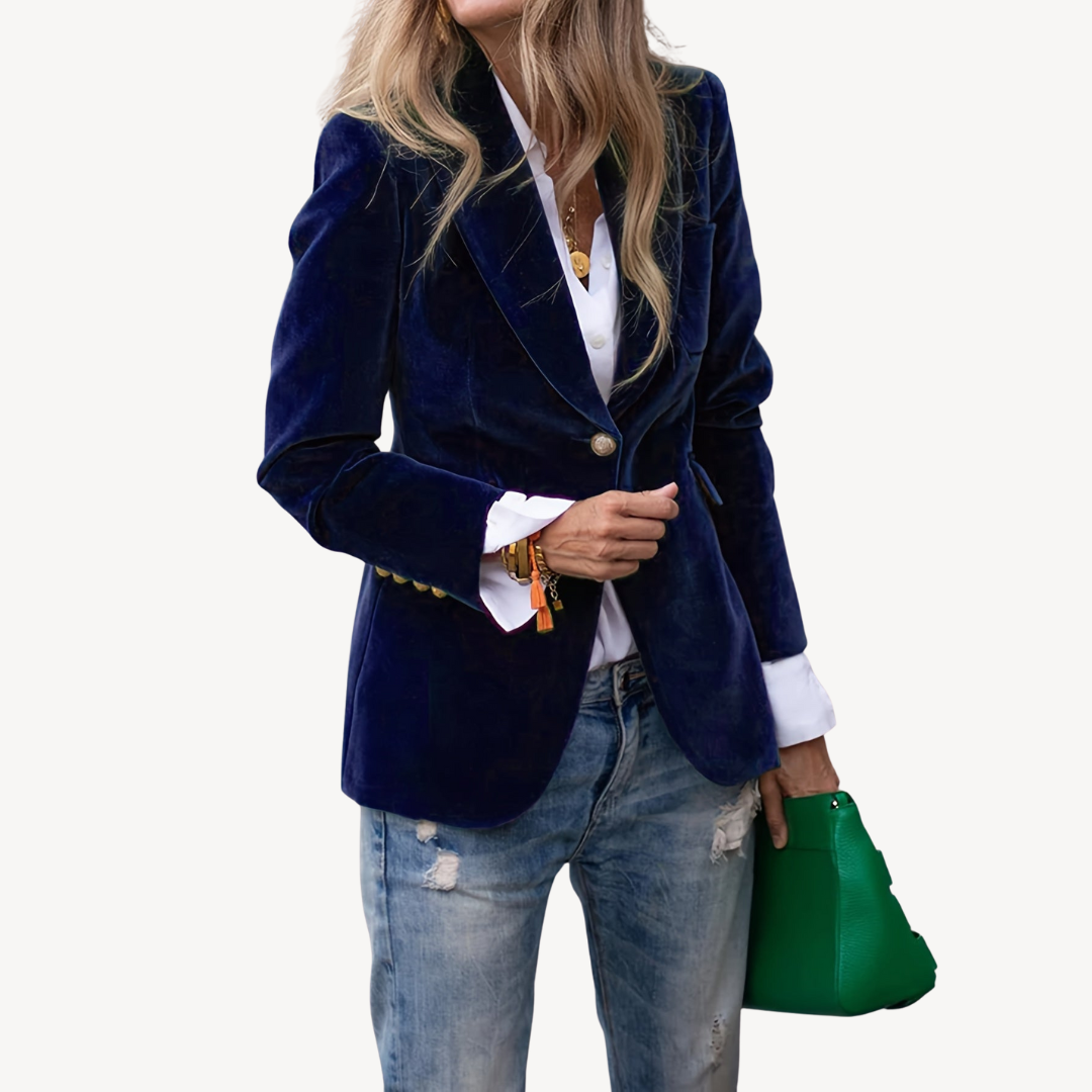 Luxurious Soft Womens Velvet Jacket