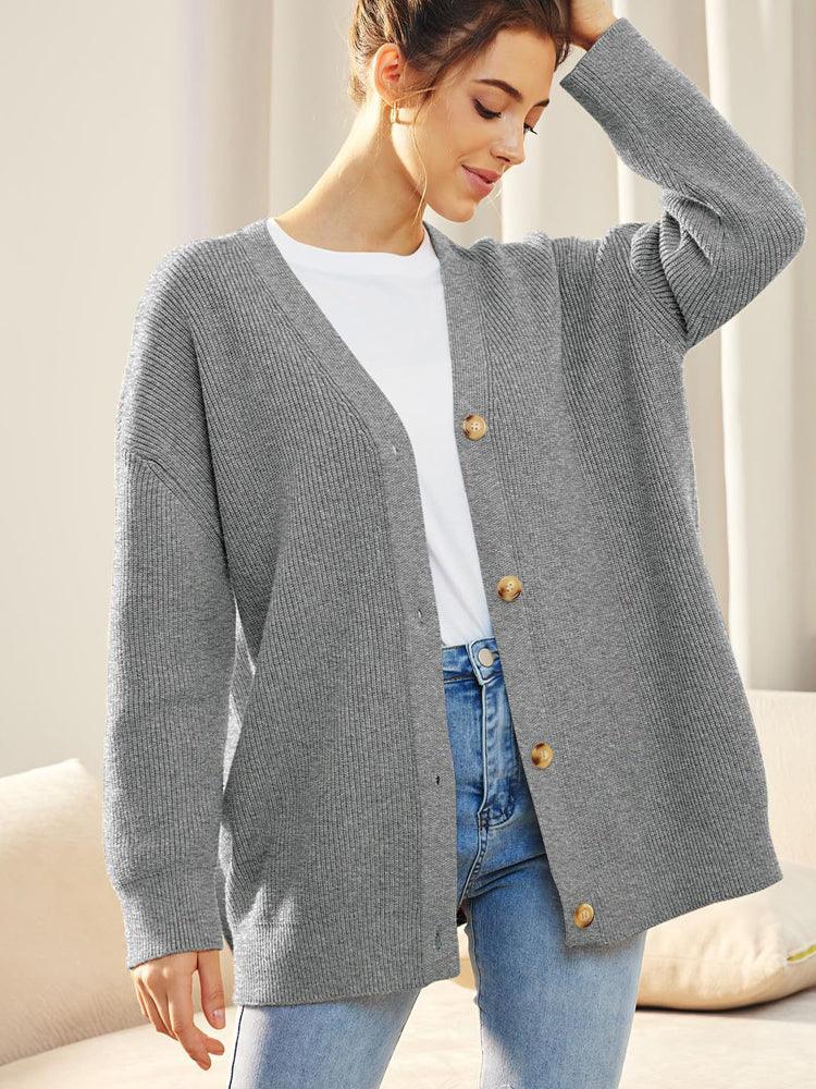 Soft Women's Oversized Open Cardigan Sweater - OutfitLondon