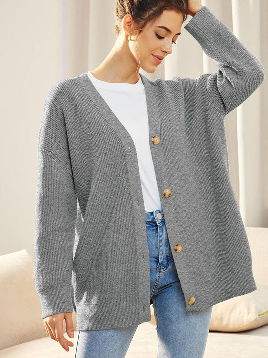 Soft Women's Oversized Open Cardigan Sweater - OutfitLondon