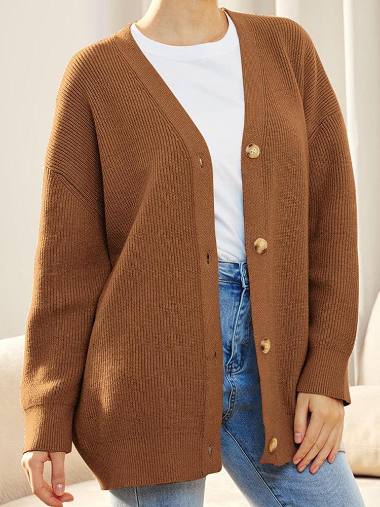 Soft Women's Oversized Open Cardigan Sweater
