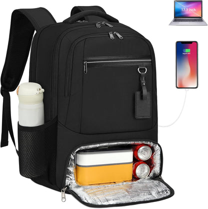 Durable School Backpack with USB Charger Port