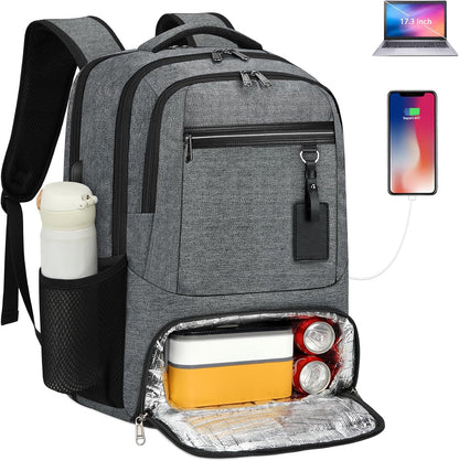 Durable School Backpack with USB Charger Port - OutfitLondon
