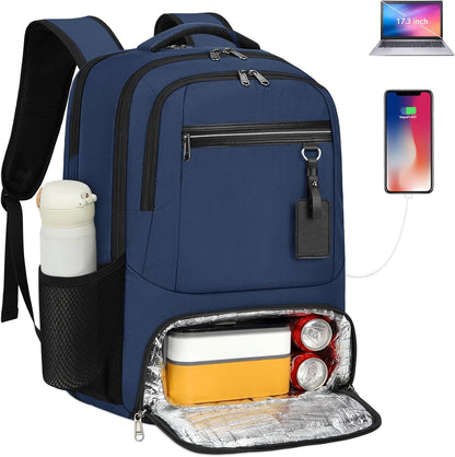 Durable School Backpack with USB Charger Port