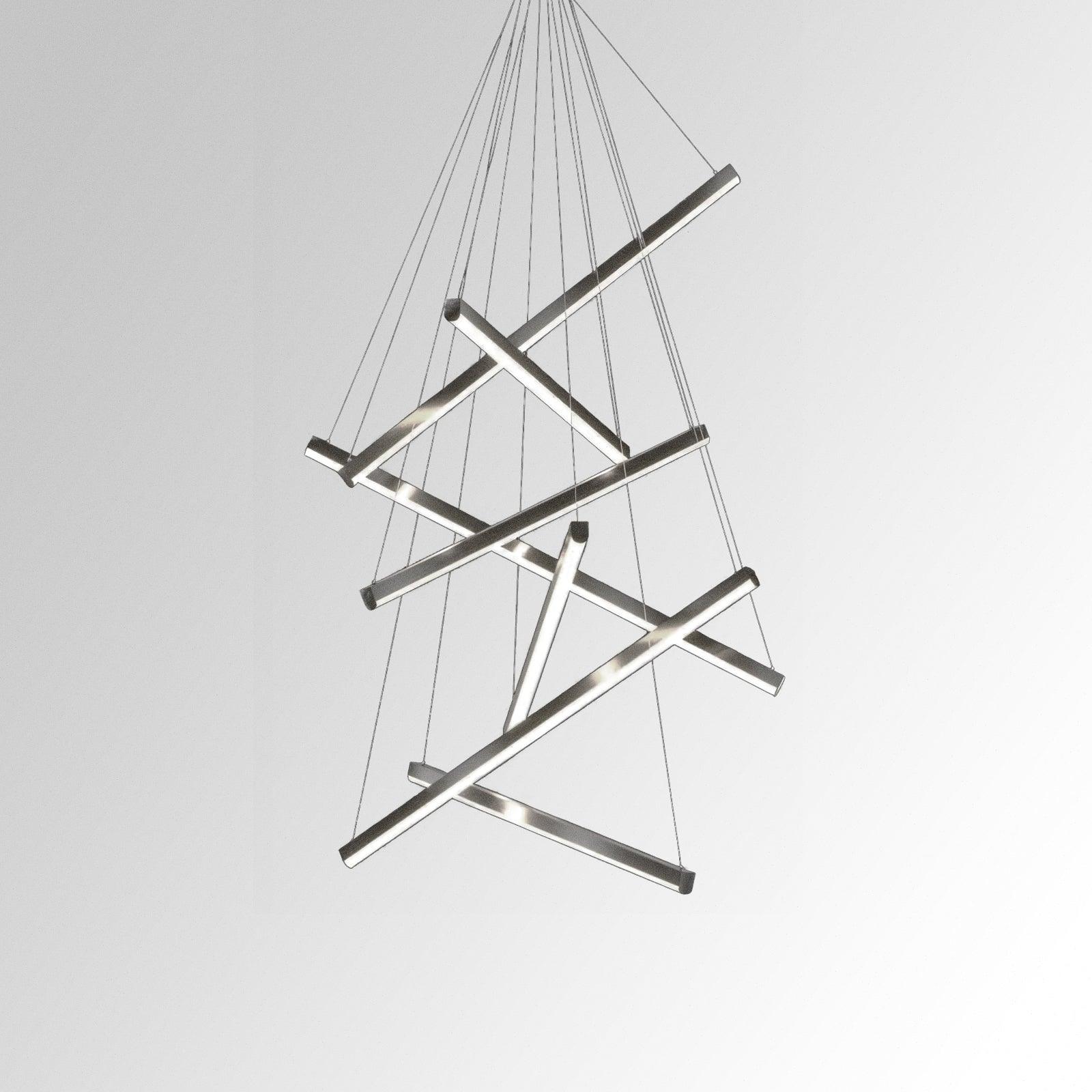Tiered Crystal Drop Ceiling Light - OutfitLondon