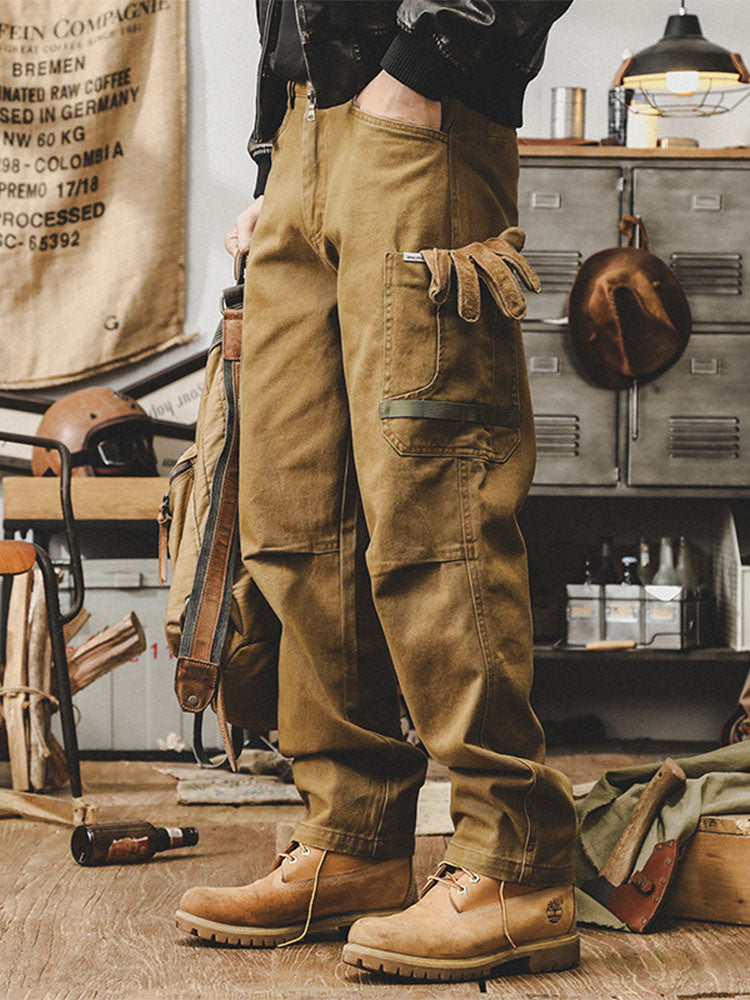 Comfortable Casual Cotton Work Pants - OutfitLondon