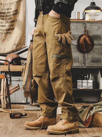 Comfortable Casual Cotton Work Pants - OutfitLondon