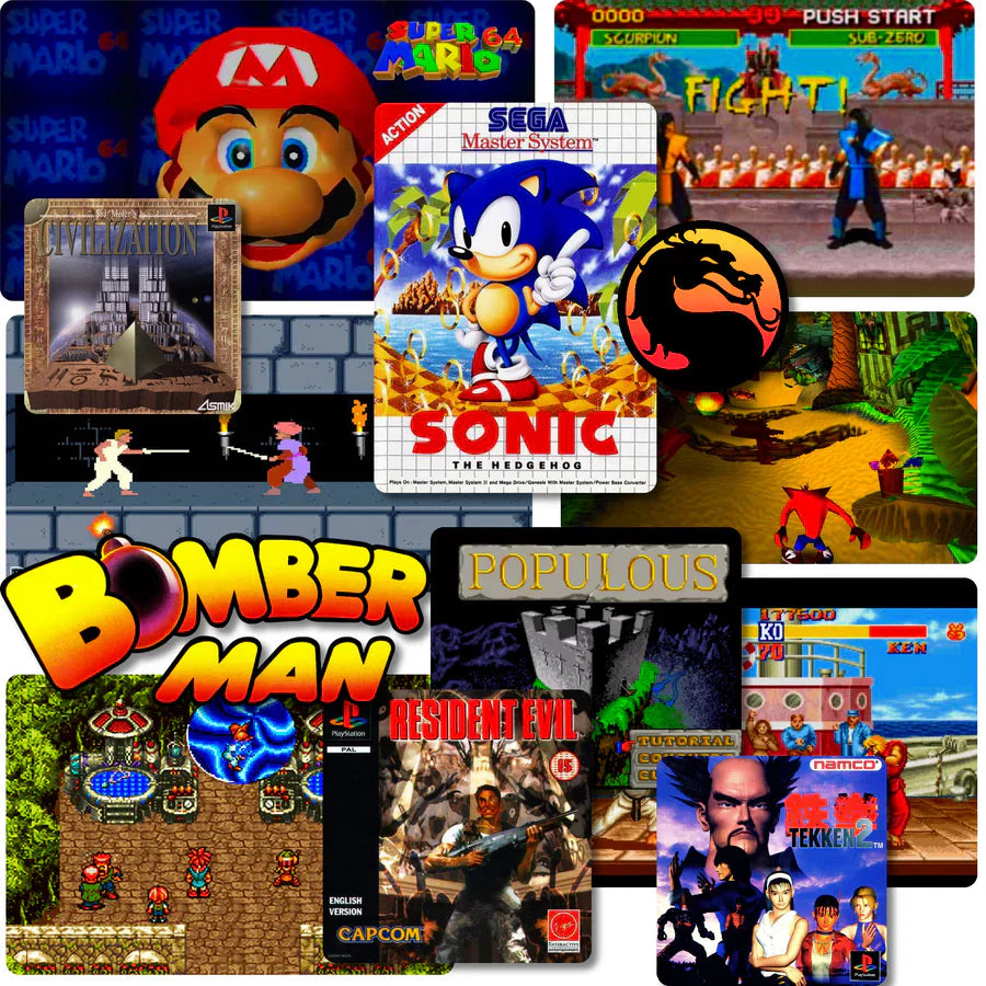 Classic Gaming System 64GB Bundle With 2 Pads
