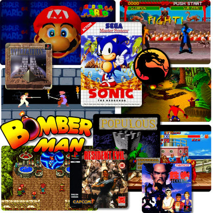 Classic Gaming System 64GB Bundle With 2 Pads