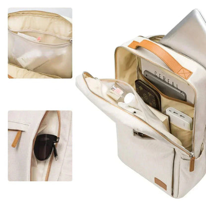 Spacious School Backpack with Laptop Sleeve and USB Charger