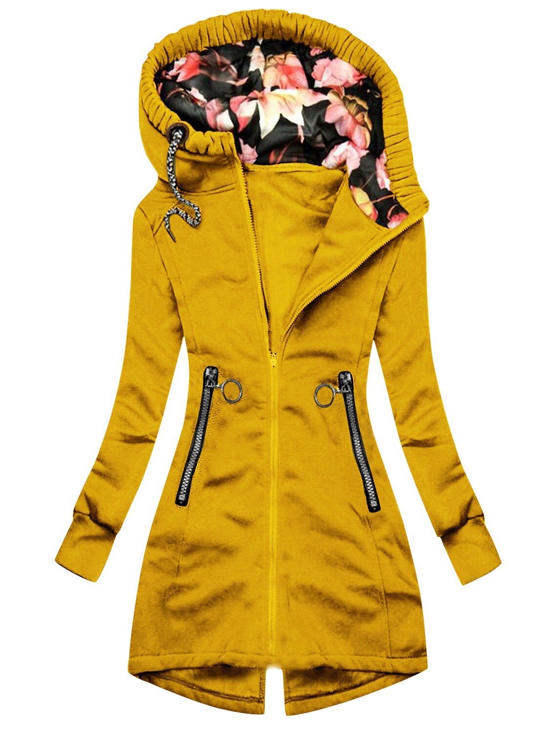 Breathable Ladies Rain Jacket - OutfitLondon