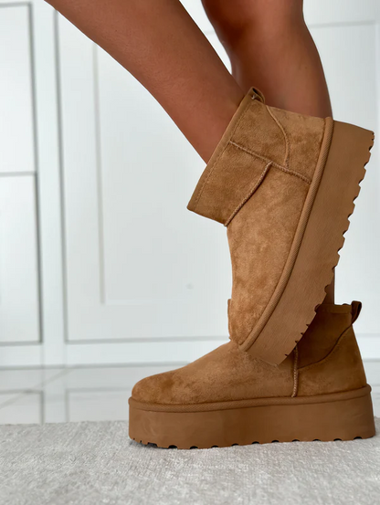 Warm Waterproof Women's Snow Boots - OutfitLondon