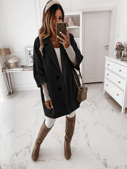 Comfy Loose Fit Ladies Long Parka Jacket