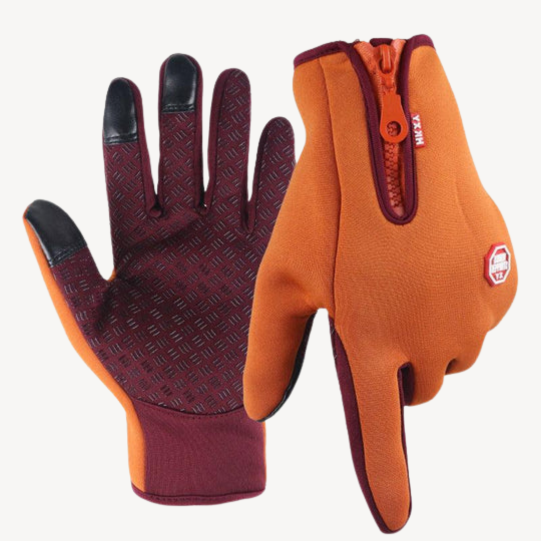 Insulated Work Gloves with Zip Closure