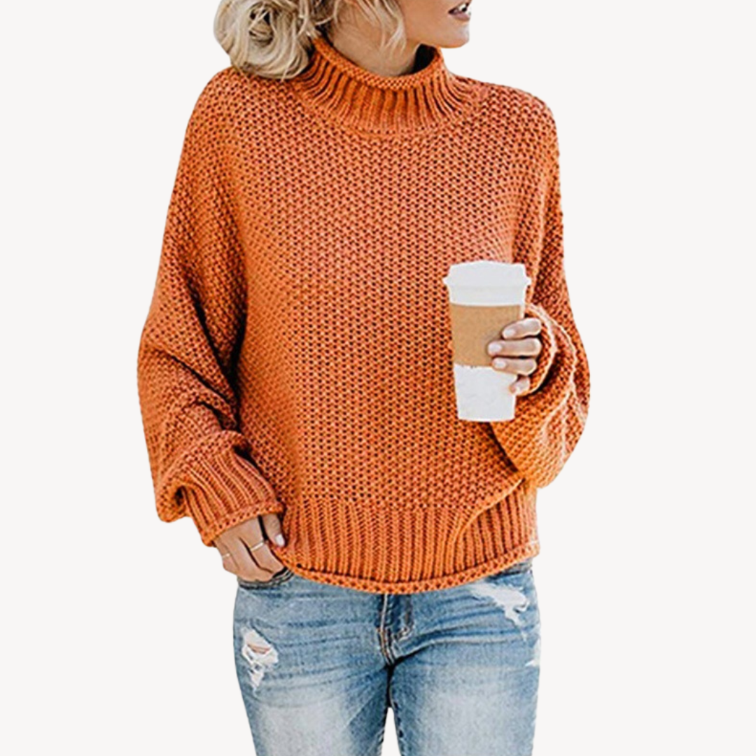 Ladies' Cozy Crew Neck Sweater - OutfitLondon