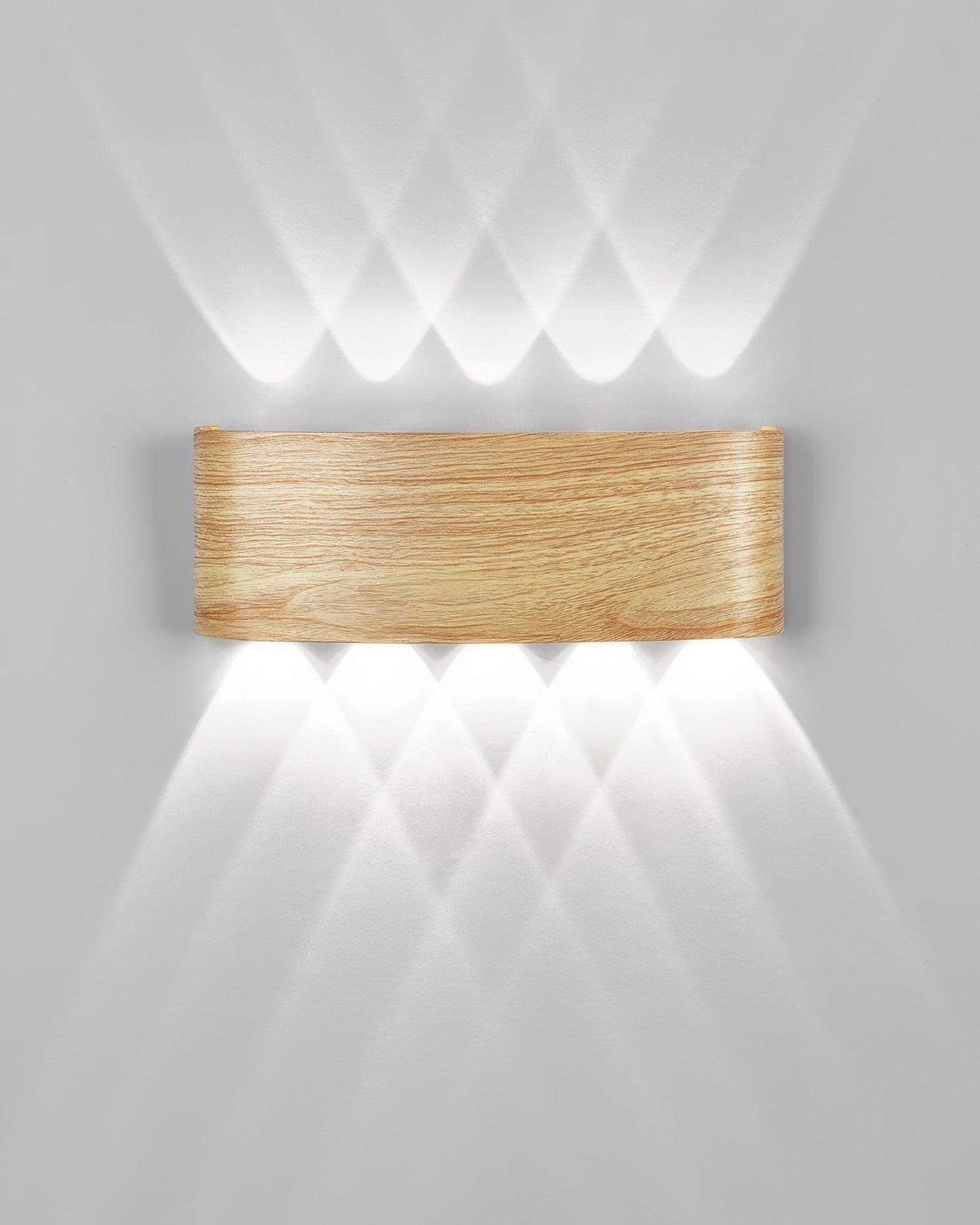 Outdoor Weatherproof Wooden LED Wall Lamp