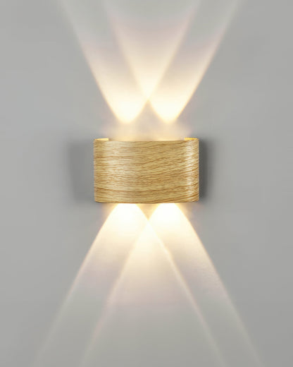 Outdoor Weatherproof Wooden LED Wall Lamp