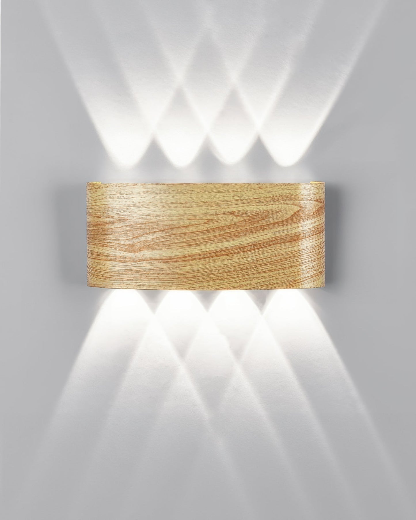 Outdoor Weatherproof Wooden LED Wall Lamp