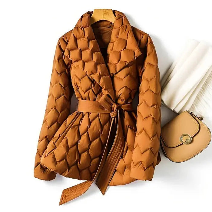 Warm Quilted Puffer Jacket for Ladies - OutfitLondon