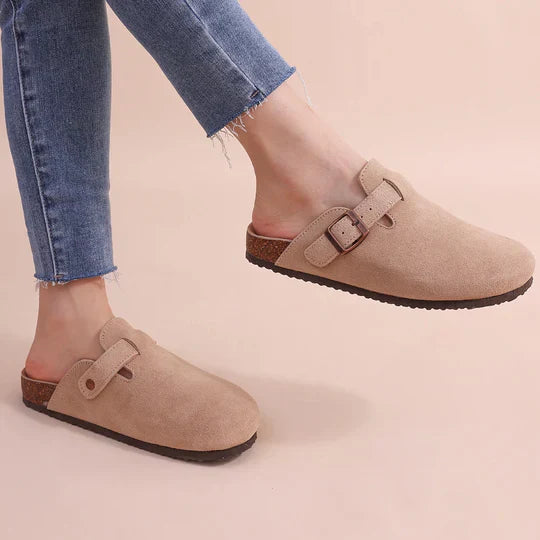 Soft Leather Comfort Slippers - OutfitLondon