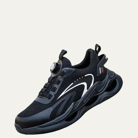 Men's Breathable Athletic Lace Up Sneakers - OutfitLondon