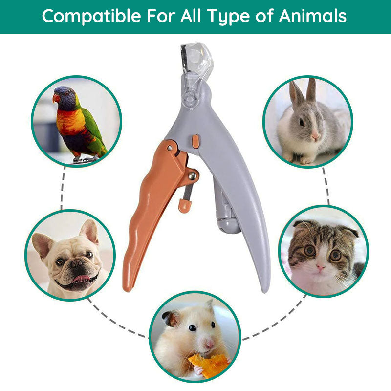 Easy Grip Pet Nail Trimmers with Safety Sensors