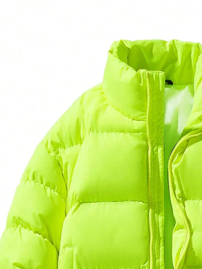 Large Bright Mens Insulated Winter Coat