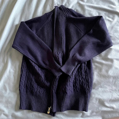 Cozy Big Knit Sweatshirt Lounge Wear