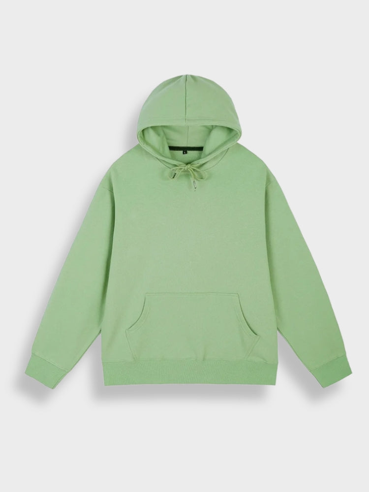 Relaxed Fit Hooded Sweatshirt with Graphic Back