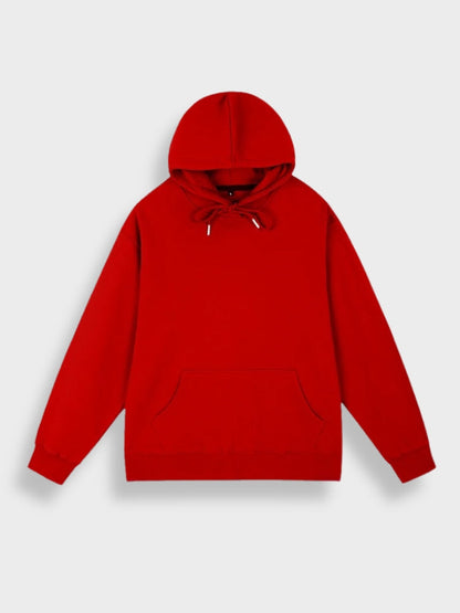 Relaxed Fit Hooded Sweatshirt with Graphic Back