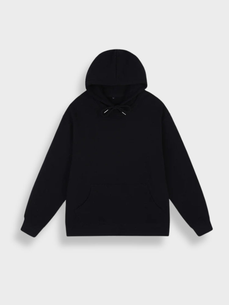 Relaxed Fit Hooded Sweatshirt with Graphic Back