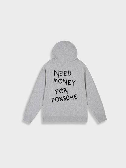 Relaxed Fit Hooded Sweatshirt with Graphic Back