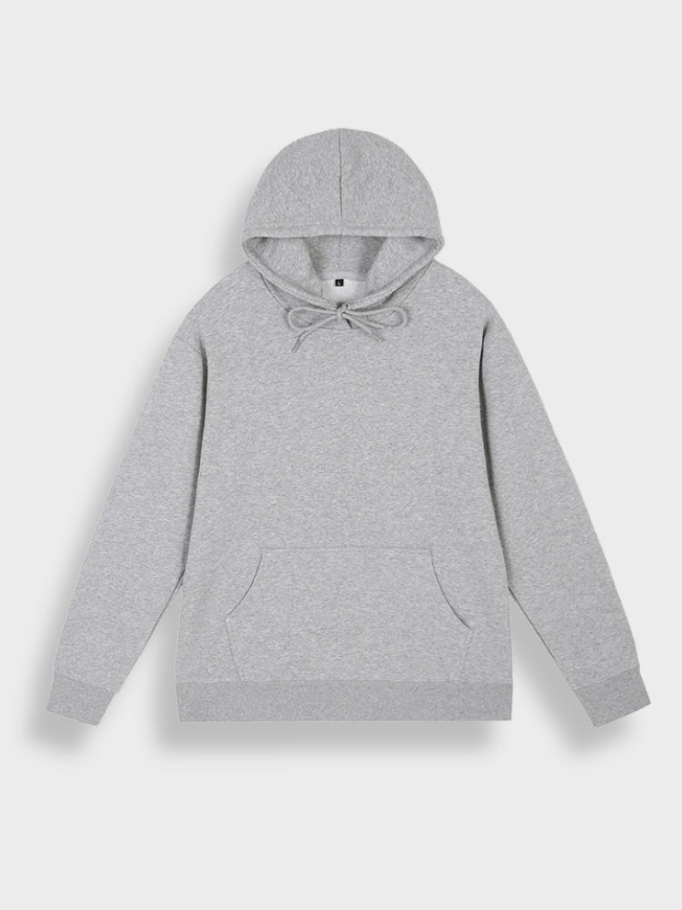 Relaxed Fit Hooded Sweatshirt with Graphic Back