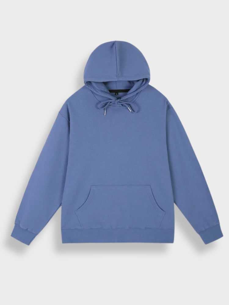 Relaxed Fit Hooded Sweatshirt with Graphic Back