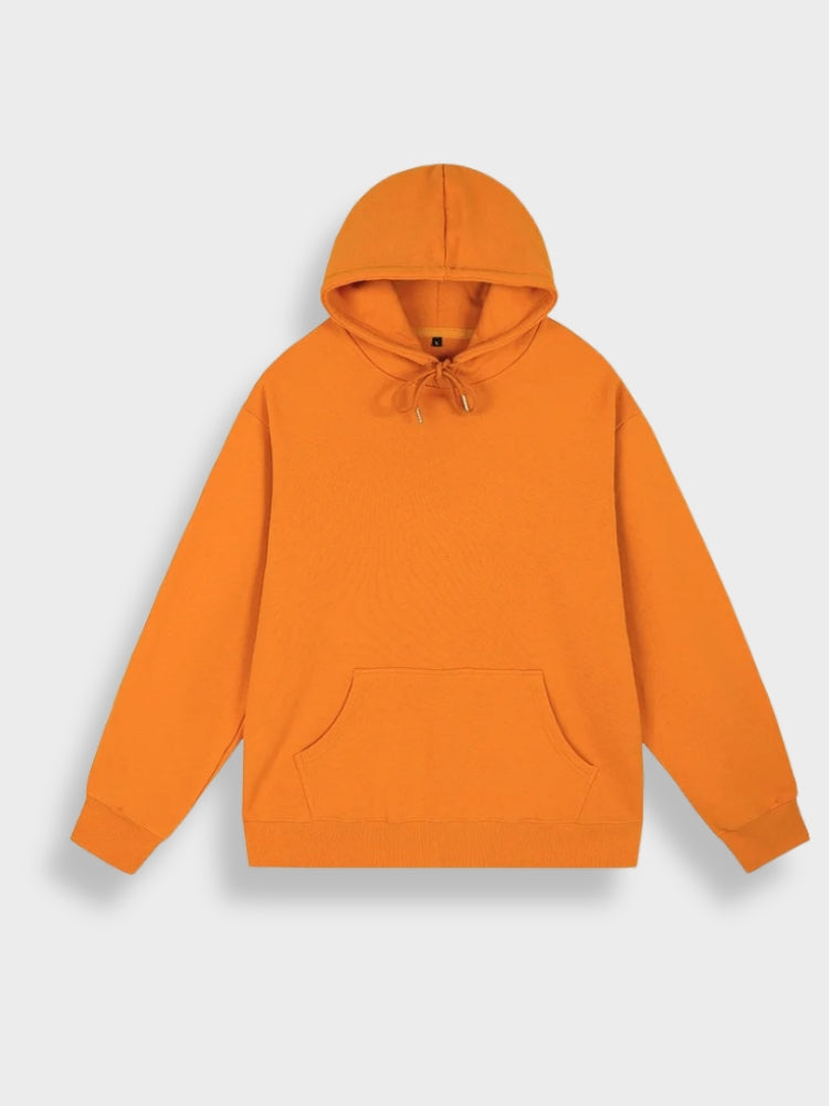 Relaxed Fit Hooded Sweatshirt with Graphic Back
