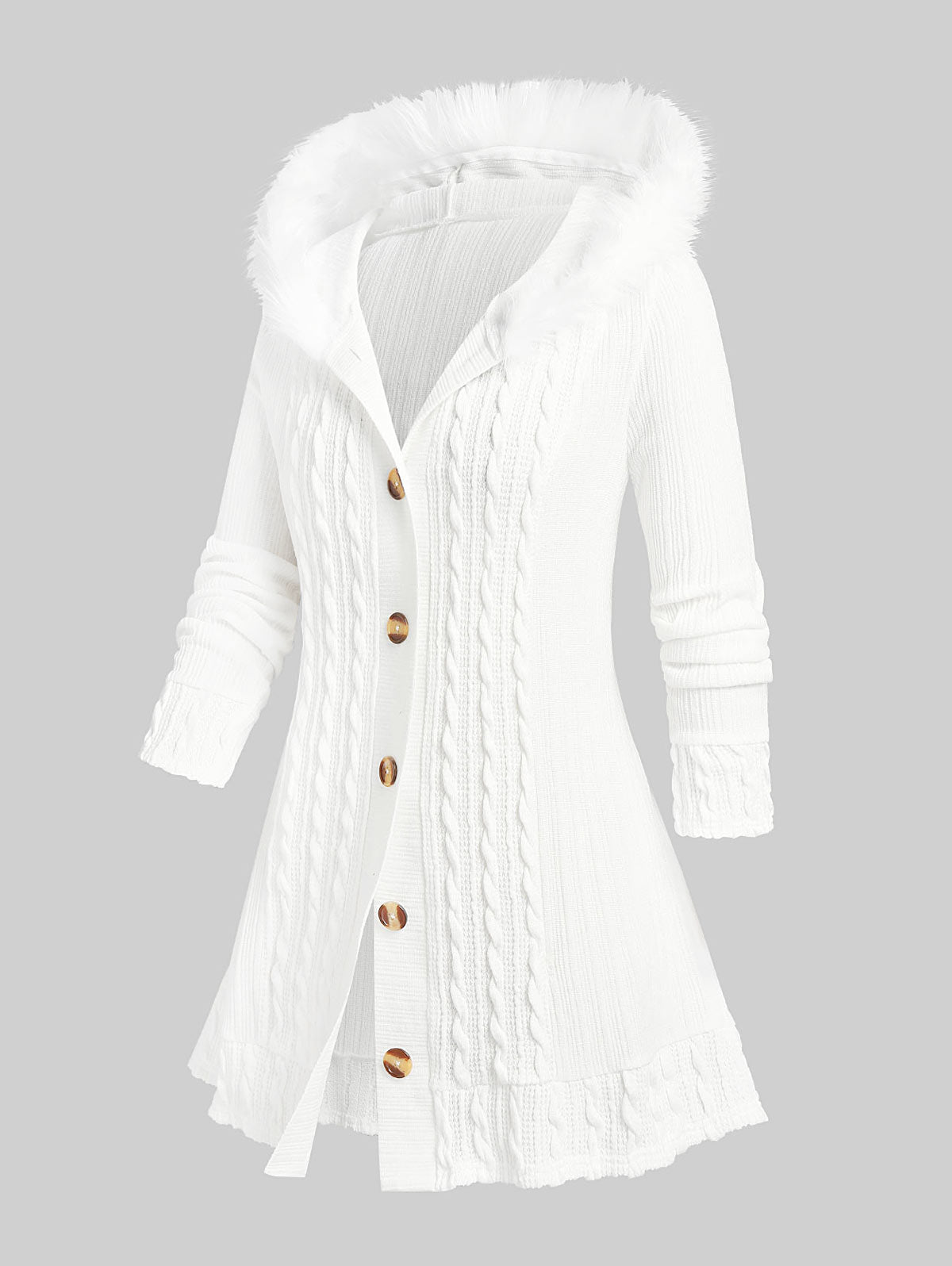 Cozy Large Winter Hooded Sweatshirt