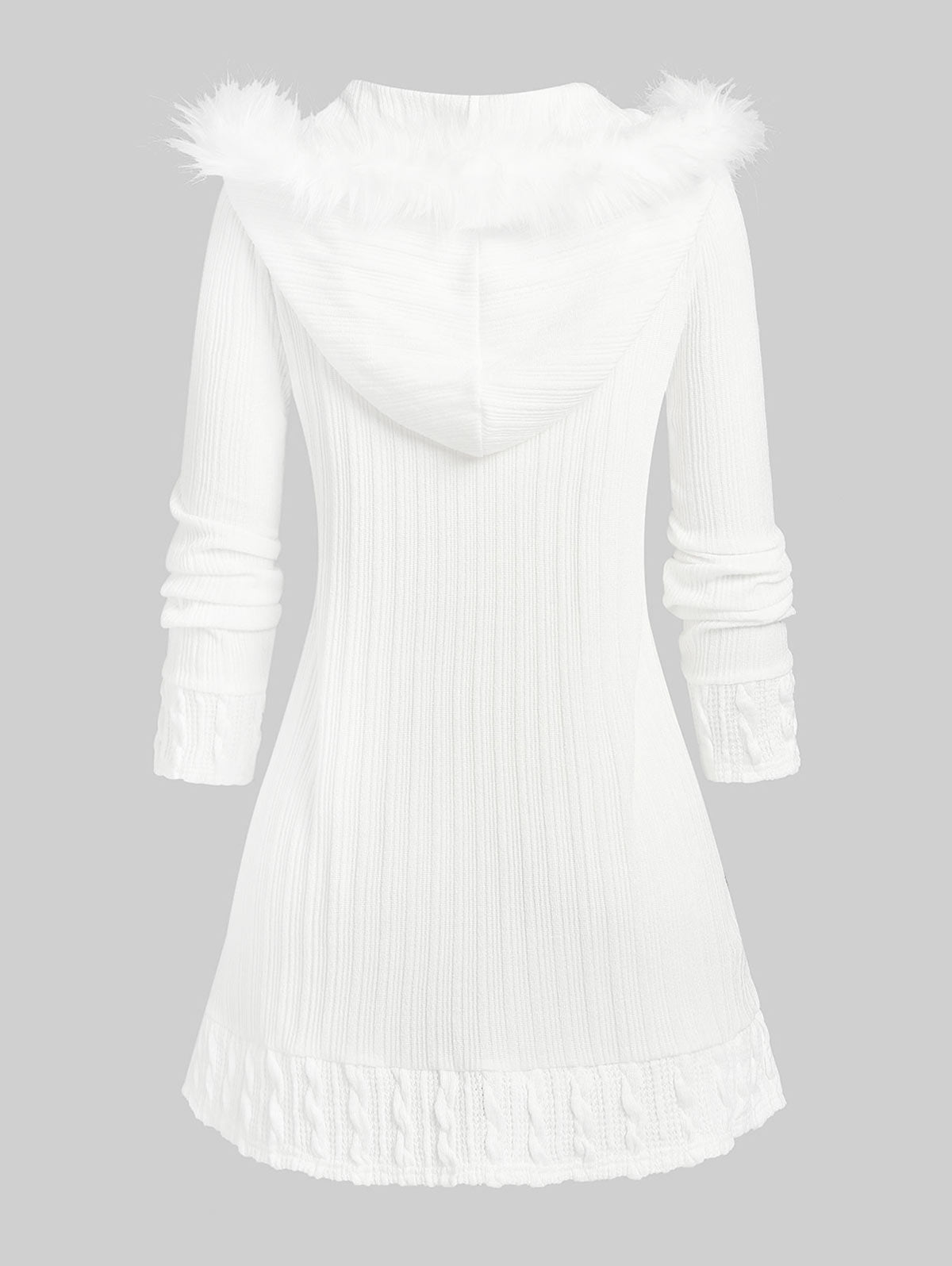 Cozy Large Winter Hooded Sweatshirt