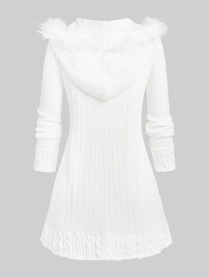 Cozy Large Winter Hooded Sweatshirt