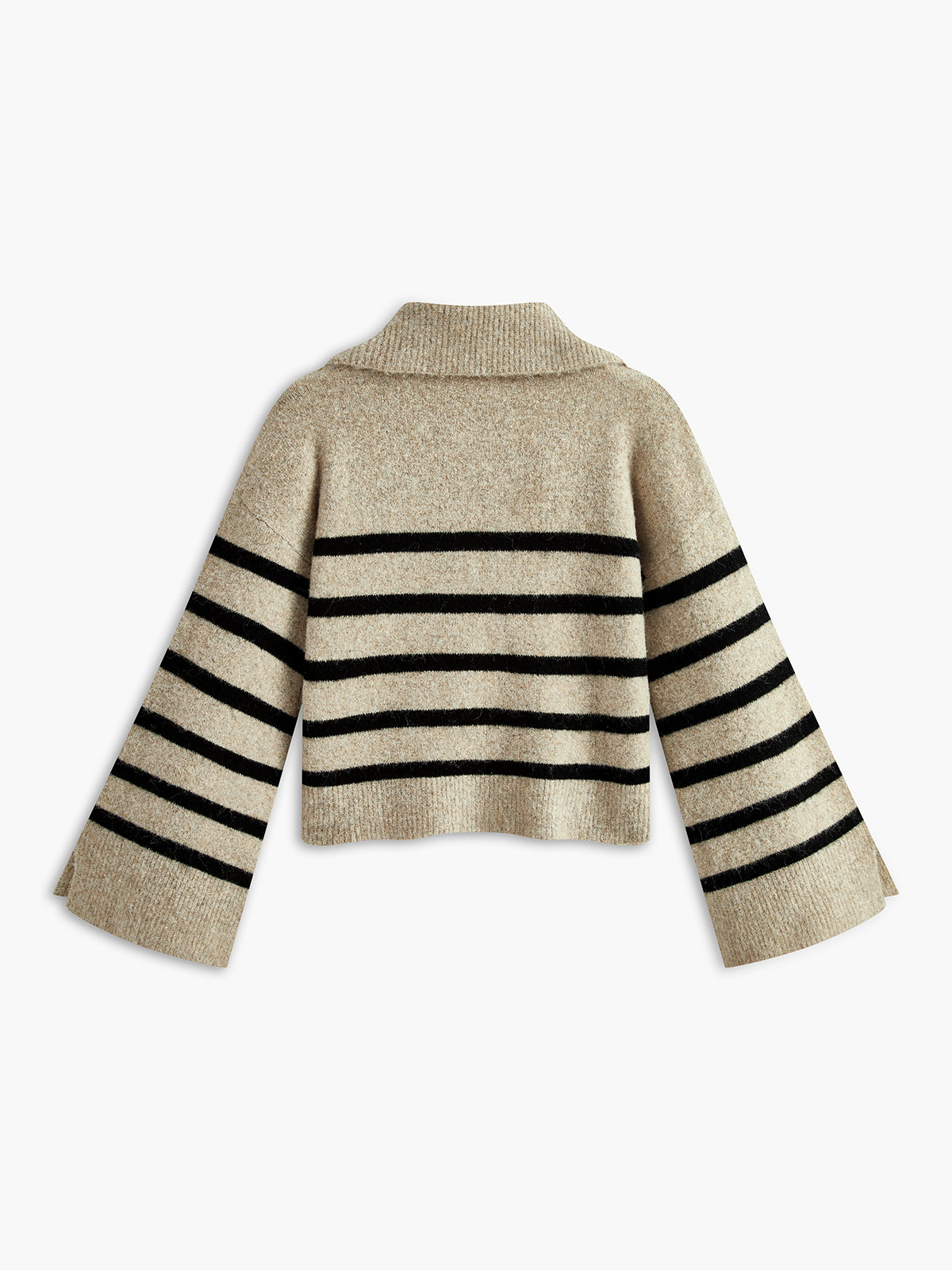 Large Stripe Knit Sweater for Women