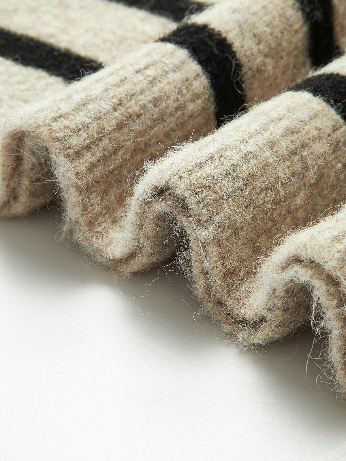 Large Stripe Knit Sweater for Women