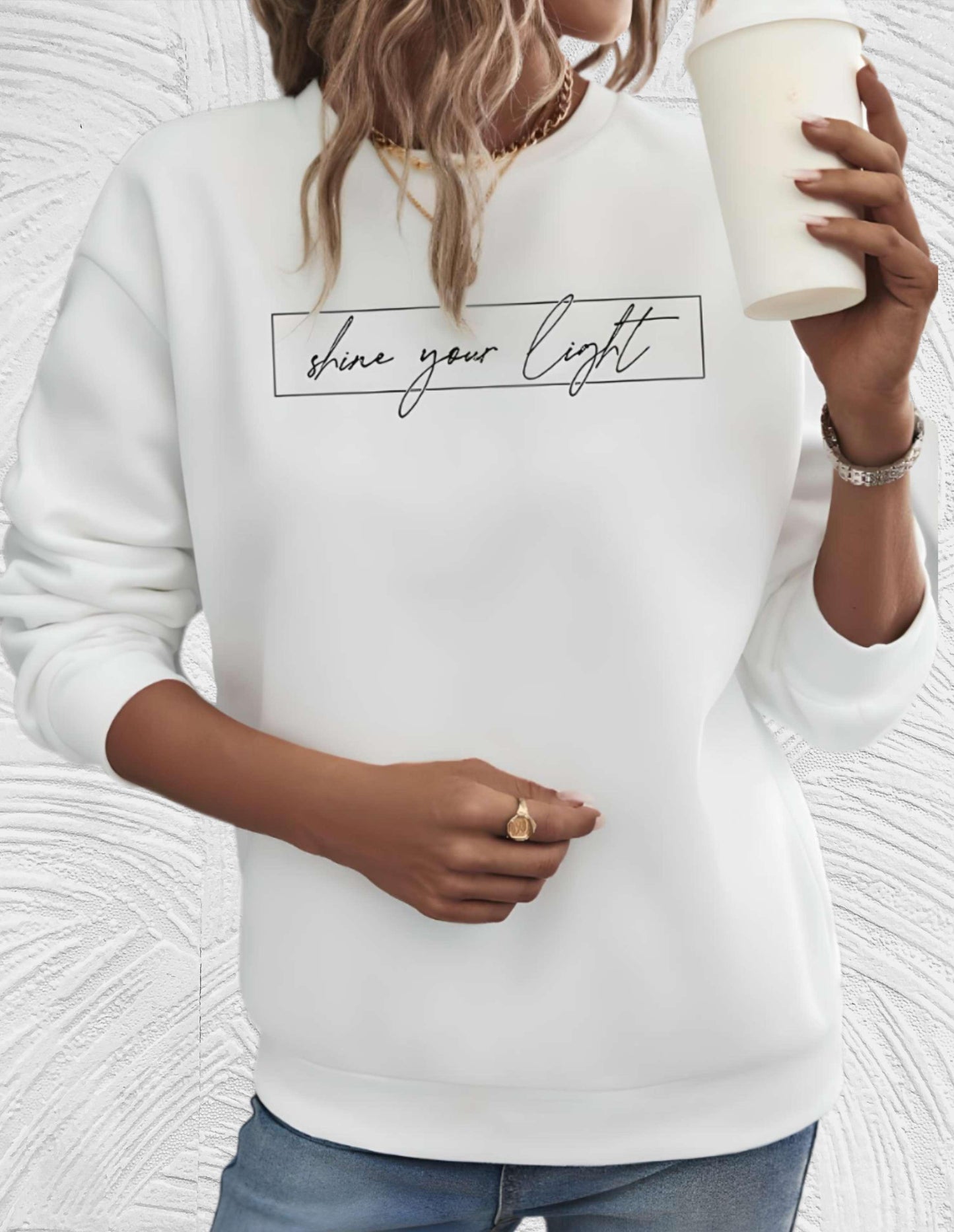 Comfy Women's Crew Neck Jumper Luna