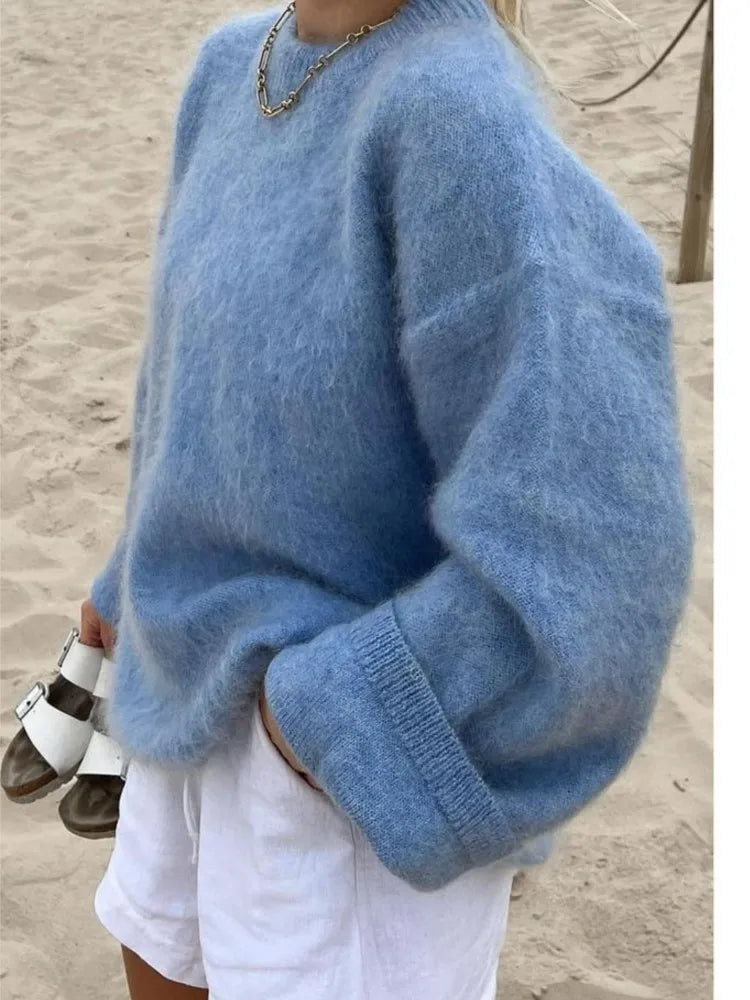 Cozy Women's Oversized Soft Knit Sweater
