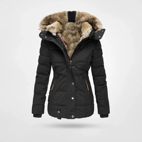 Warm Women's Raincoat for Winter - OutfitLondon