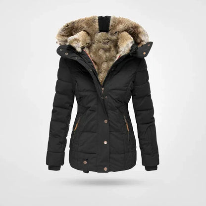 Warm Women's Raincoat for Winter - OutfitLondon