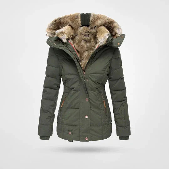 Warm Women's Raincoat for Winter