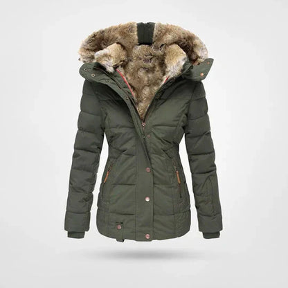 Warm Women's Raincoat for Winter