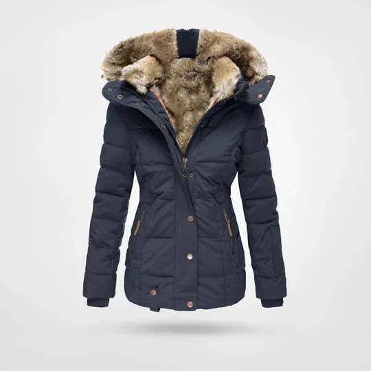 Warm Women's Raincoat for Winter