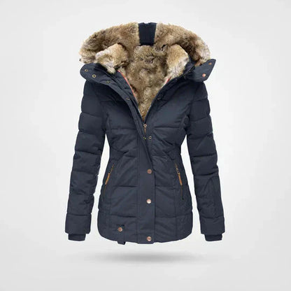 Warm Women's Raincoat for Winter