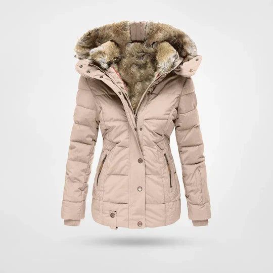 Warm Women's Raincoat for Winter